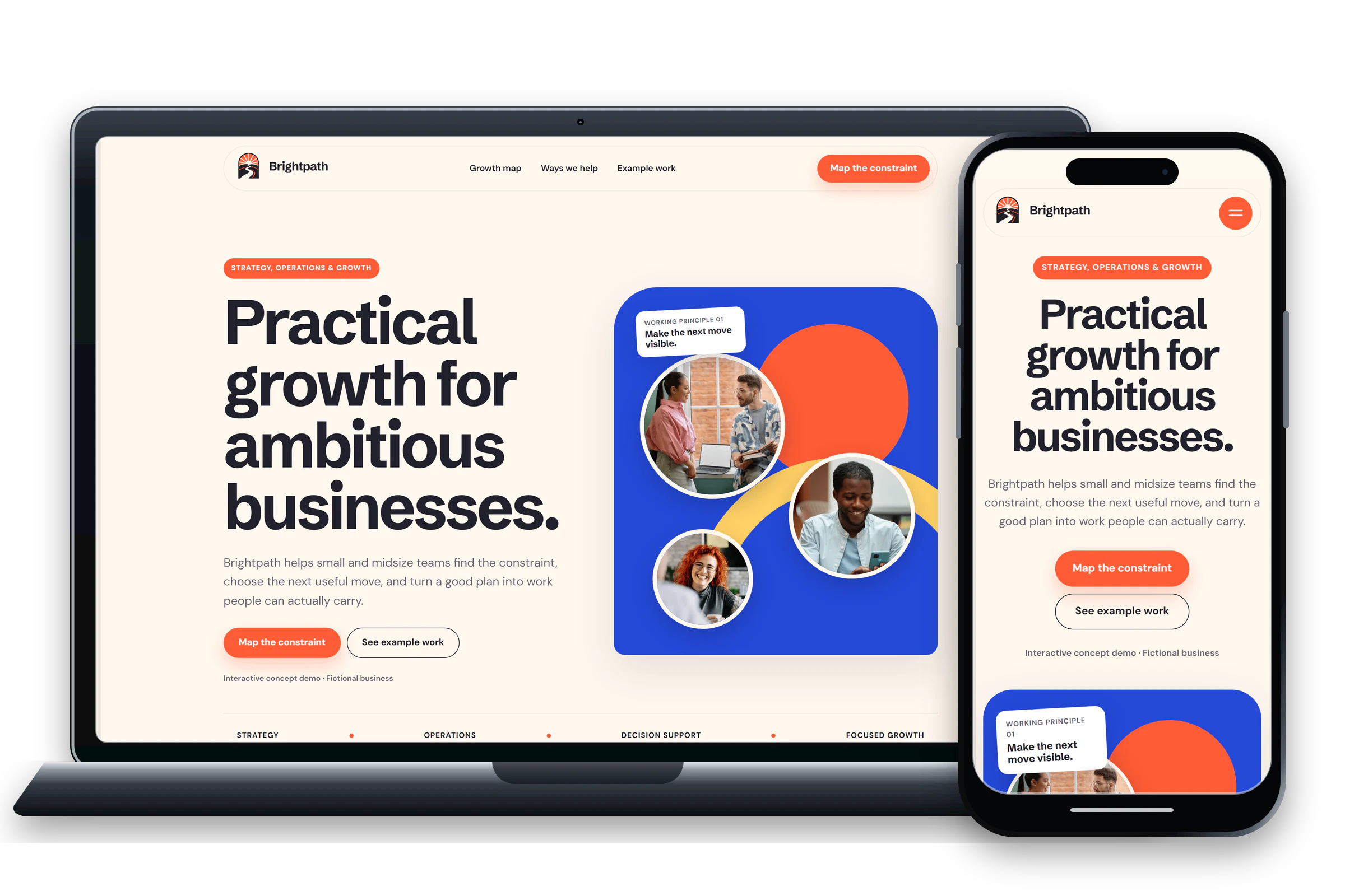 Brightpath website design