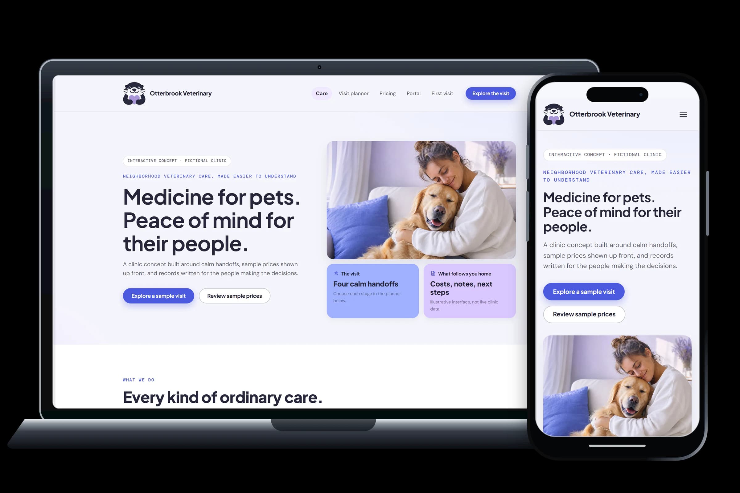 Otterbrook website design