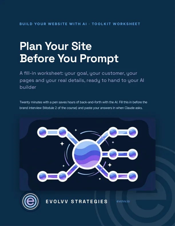 Plan Your Site Before You Prompt PDF cover