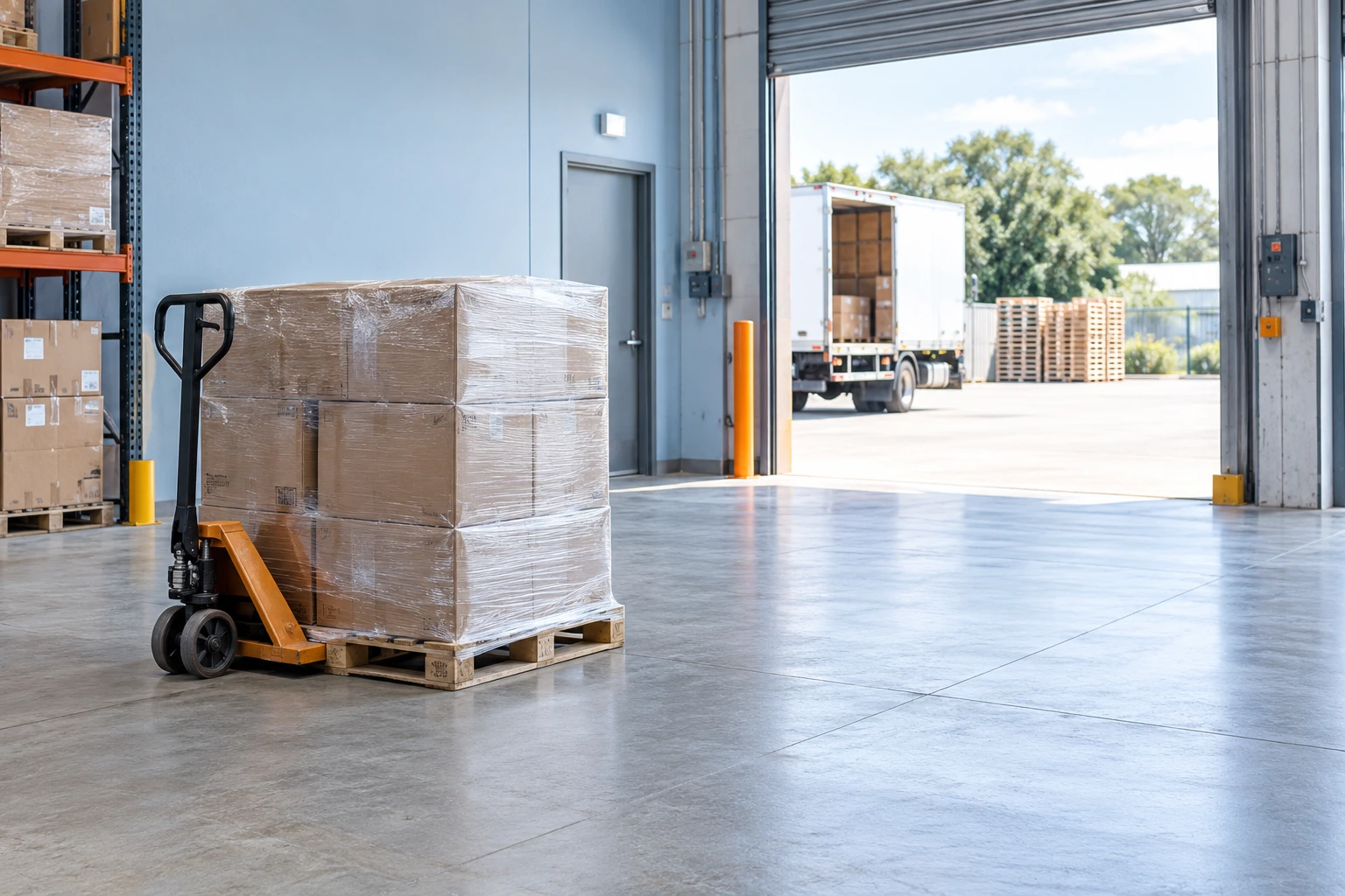 In larger quantities: the physical work behind an online sale.